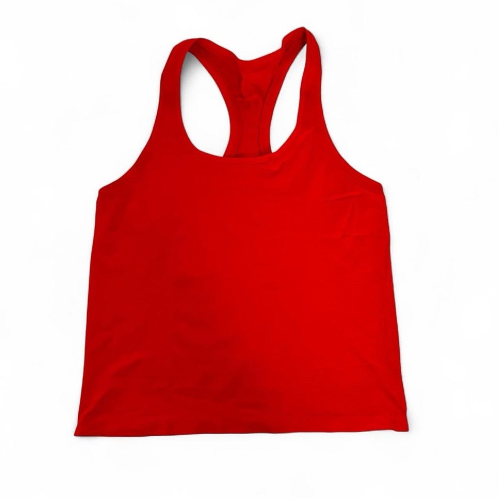 Lululemon Swiftly Tech Racerback Tank Red Orange - Picture 7 of 7